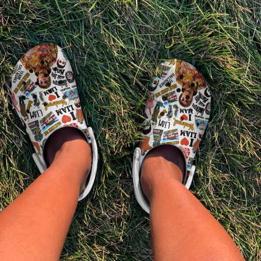 Liam Gallagher Knebworth 22 Custom Crocs Shoes