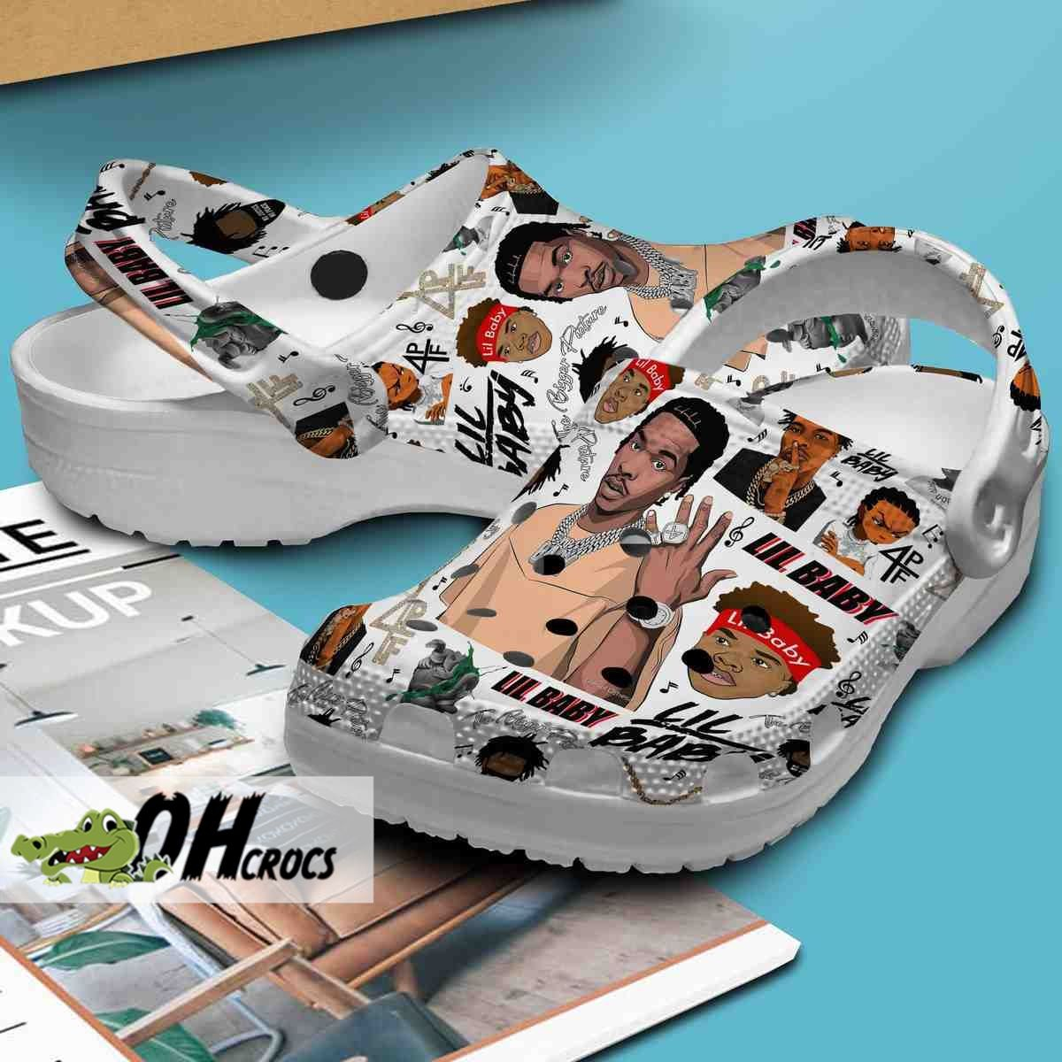Lil Baby Custom Rap Icon Crocs Clog Shoes for All Fans 1