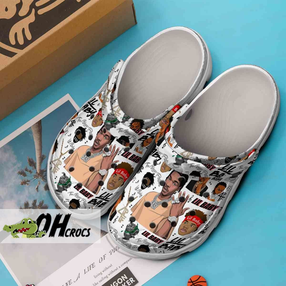 Lil Baby Custom Rap Icon Crocs Clog Shoes for All Fans 2