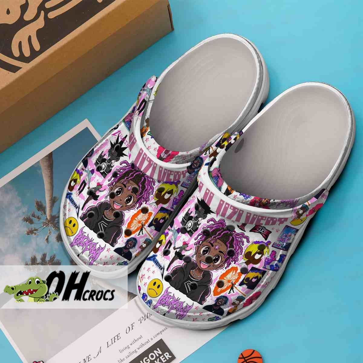Lil Uzi Vert Animated Custom Crocs Clogs Comfortable Unisex Shoes 2