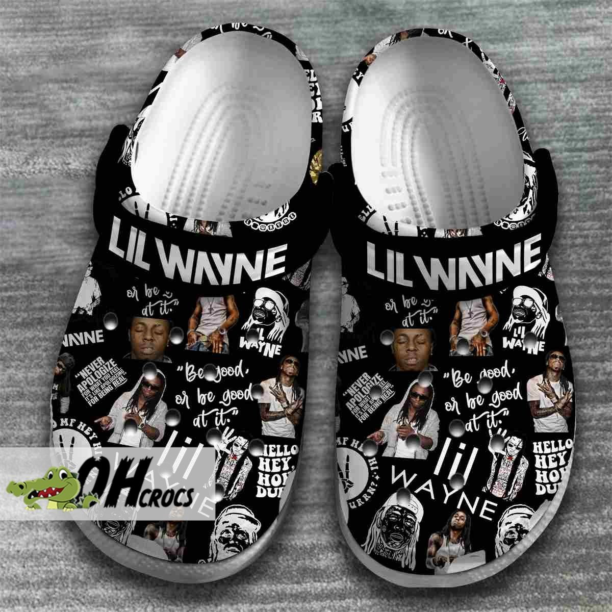 Lil Wayne Signature Custom Crocs Clogs Comfort Wear 1