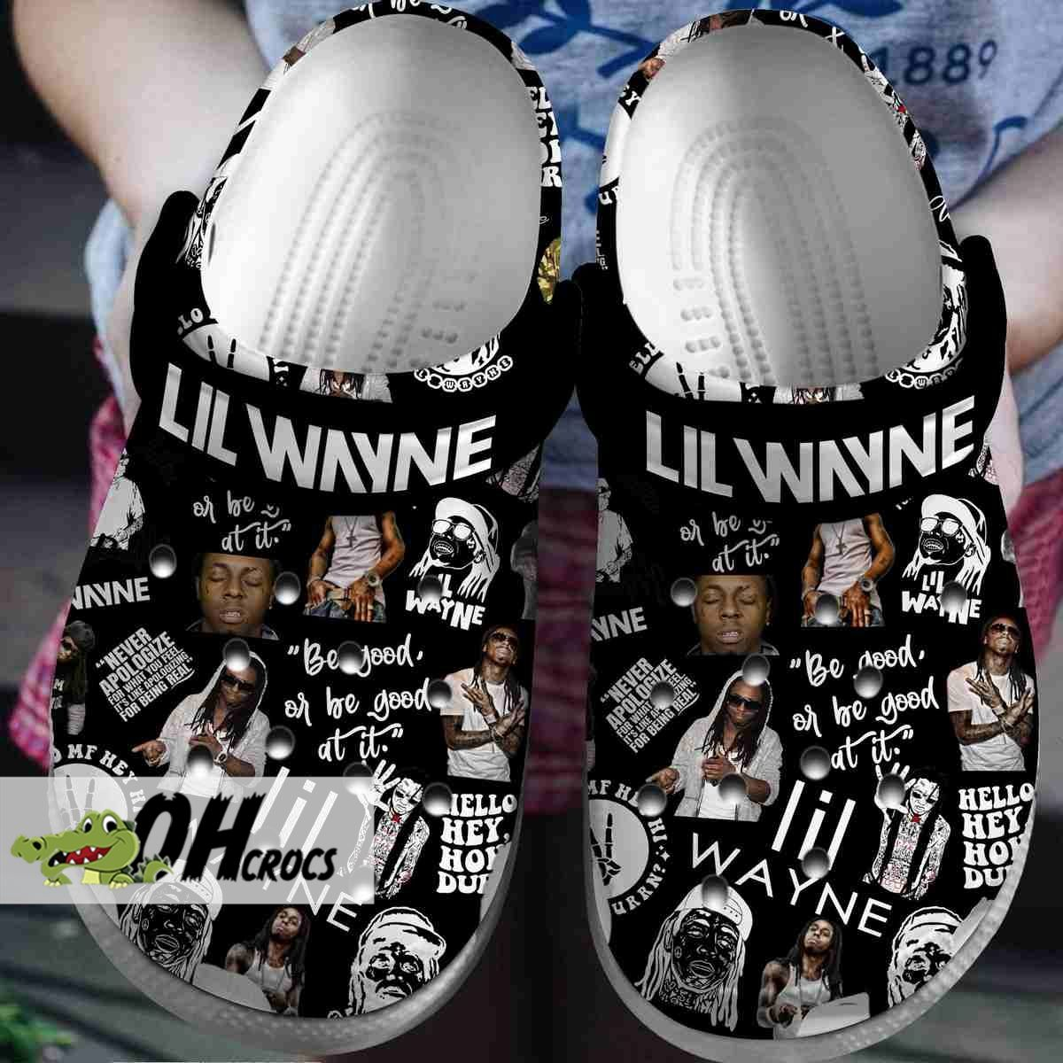 Lil Wayne Signature Custom Crocs Clogs Comfort Wear 3