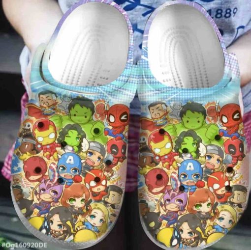 Marvel Heroes Classic Clog Crocs Shoes for Fans