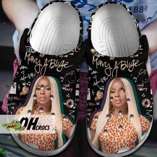 Mary J Blige Queen of Hip-Hop Crocs Clogs Shoes