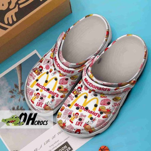 McDonald’s Classic Menu Themed Crocs Clogs Shoes