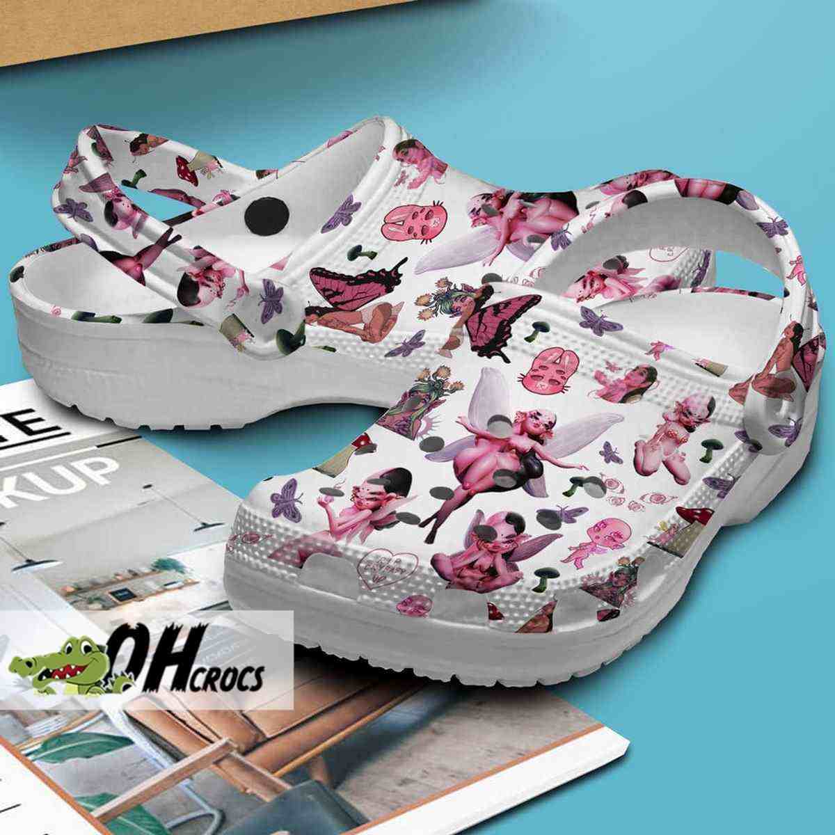 Melanie Martinez Pink Fairy Crocs Comfortable Clogs Shoes