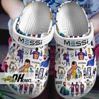Messi Greatest Of All Time Tribute Crocs Shoes