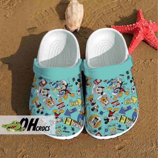 Mickey Adventure Motif Crocs Shoes