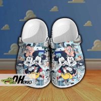 Mickey Graffiti Art Crocs Shoes 2