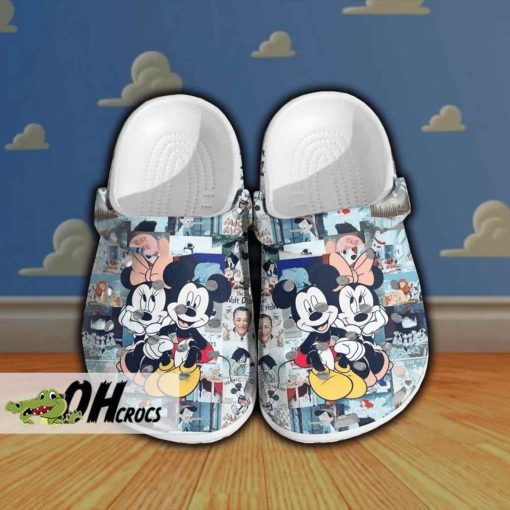 Mickey Graffiti Art Crocs Shoes