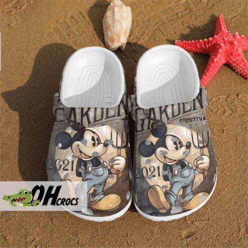 Mickey Mouse Gardener Festival Crocs Clog Shoes