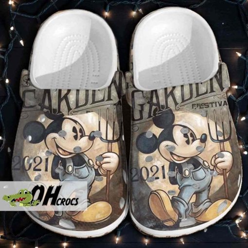 Mickey Mouse Gardener Festival Crocs Clog Shoes