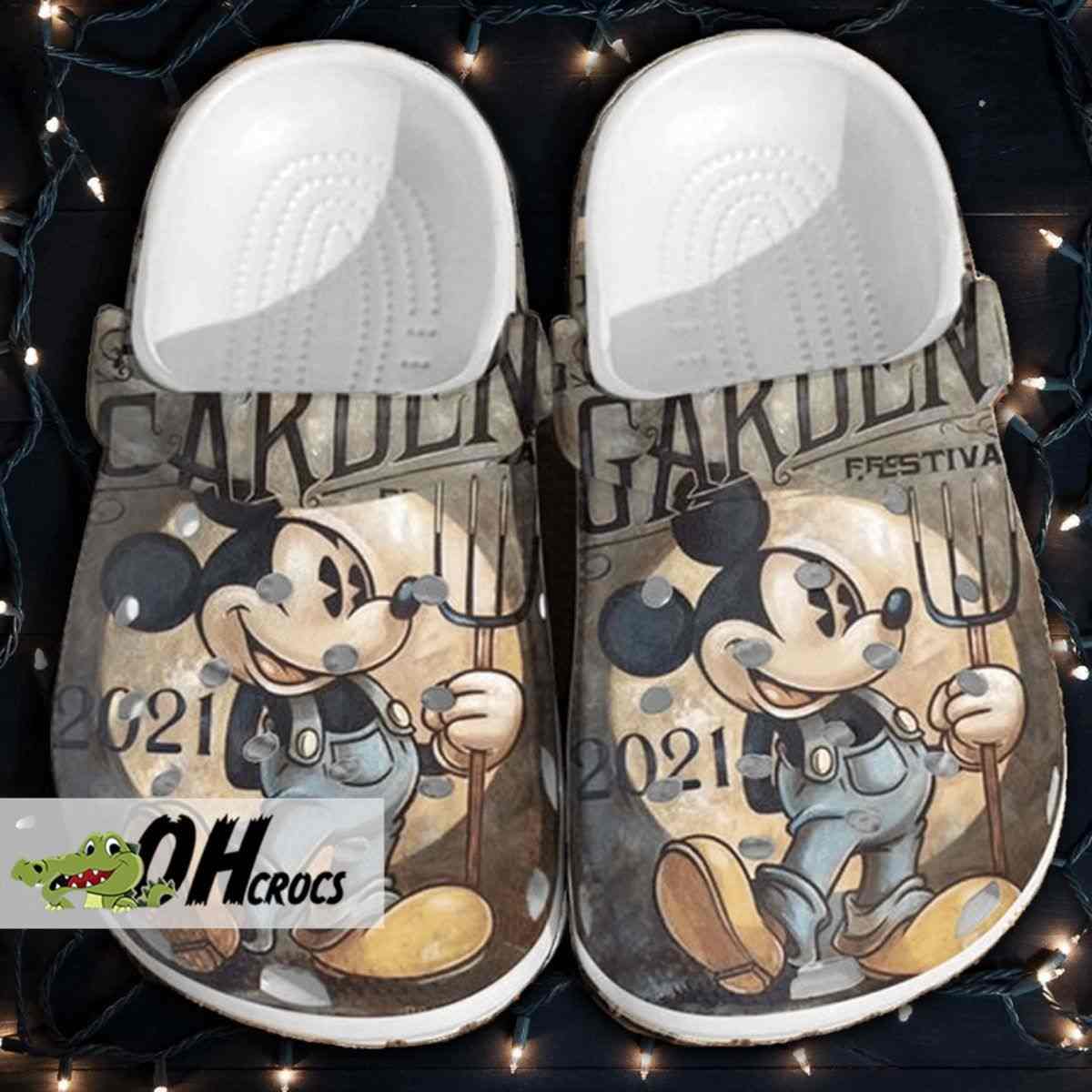 Mickey Mouse Gardener Festival Crocs Clog Shoes 2