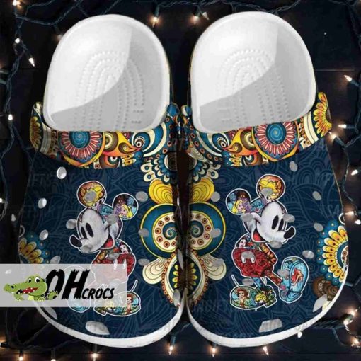 Mickey Mouse Magical Mandala Crocs Clog Shoes