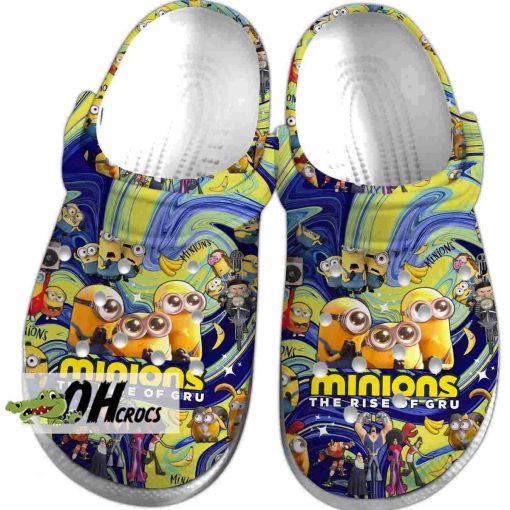 Minions The Rise of Gru Crocs Comfy Clogs for Family Fun