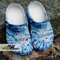 Natural Light Crocs Galactic Blue Starburst Clog Shoes Gift 1
