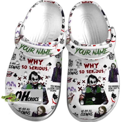 Personalized Joker Movie Crocs Why So Serious Comfort Shoes