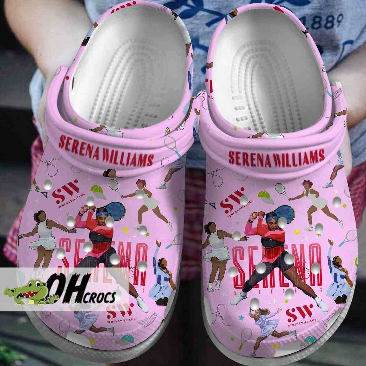 Tennis Champion Pink Crocs Shoes 3