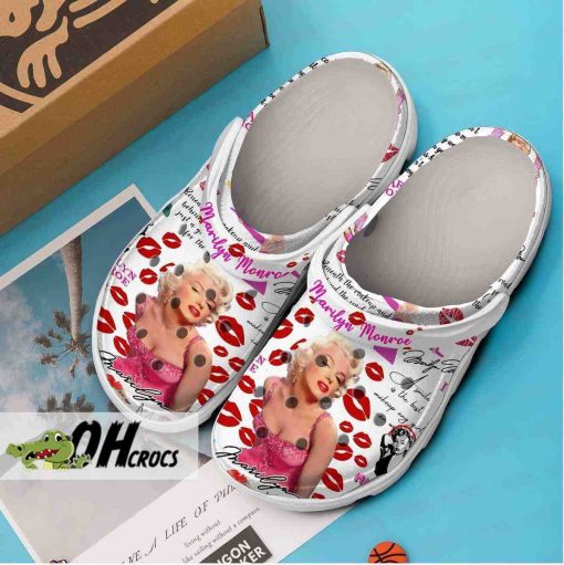 Vintage Marilyn Monroe Icon Crocs Clogs Shoes