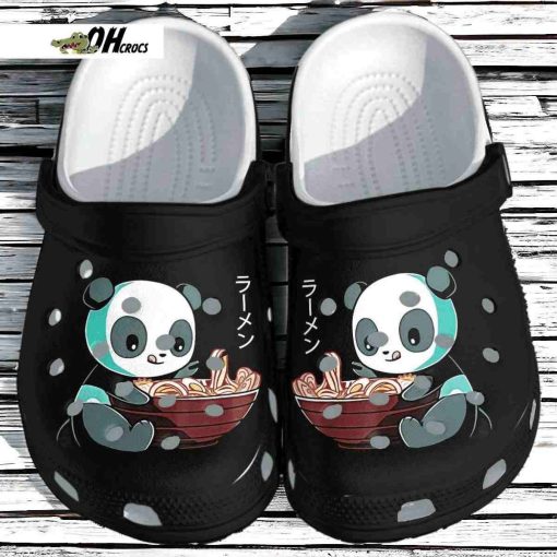 Anime Panda Noodle Japan Who Love Panda Crocs Crocband Clog Shoes Gift