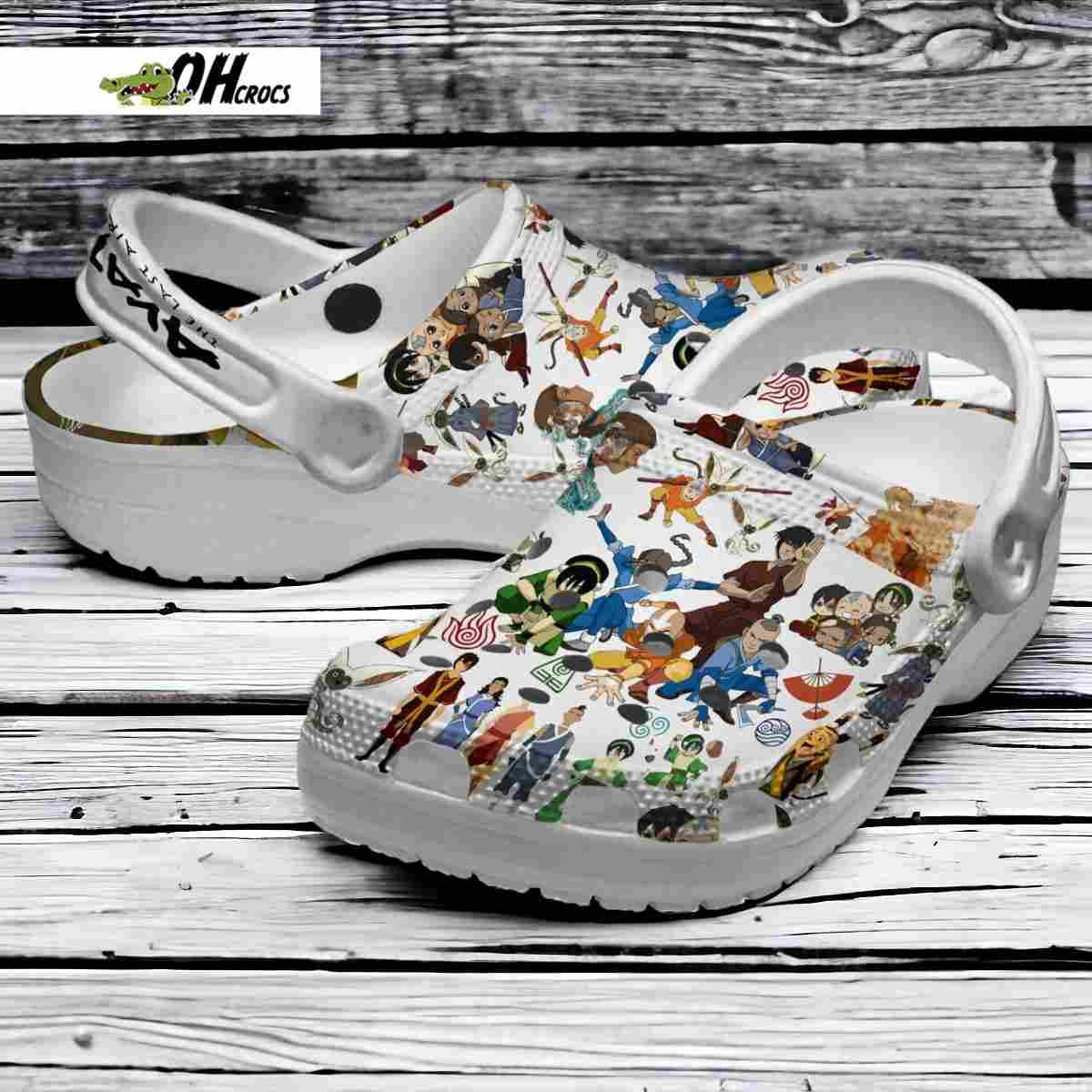 Avatar Last Airbender Premium Cartoon Crocs Clogs Shoes Comfortable Edition Gift