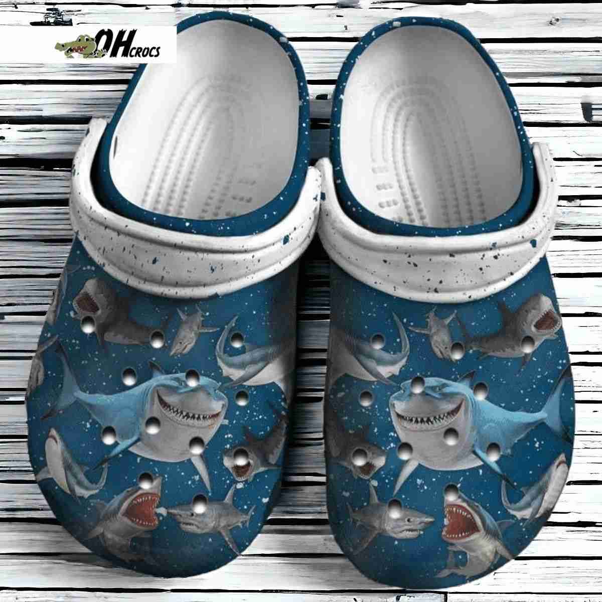 Best Gifts For Shark Lovers Crocs Classic Clogs Shoes Gift