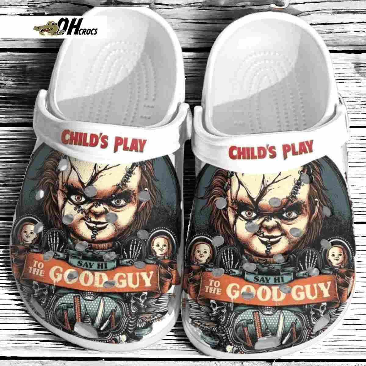 Chucky Doll Child S Play Hallowen Adults Crocs Clog Shoes Gift