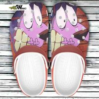 Courage the Cowardly dog Cartoon Crocs Clogs Shoes Custom Name Gift 1