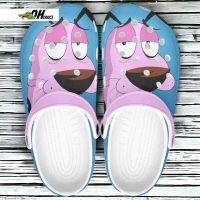 Courage the Cowardly dog Cartoon Crocs Shoes Clogs Custom Name Gift 1