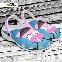 Courage the Cowardly dog Cartoon Crocs Shoes Clogs Custom Name Gift 2