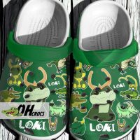Cute Alligator Loki Chibi Crocs Kids Gift