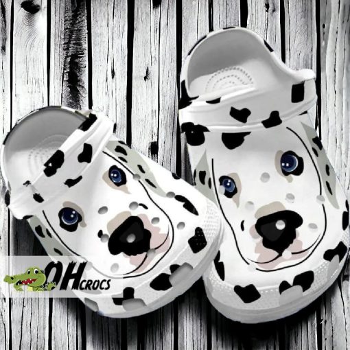 Cute Dalmatian Dog Crocs Shoes Gift