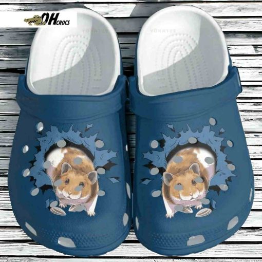 Cute Hamsters Shoes Crocs Girl Who Love Guinea Pigs Mouse Funny Gift For Lover Rubber Crocs Clog Shoes Gift