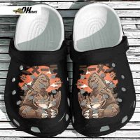 Godzilla Anime Crocs Classic Clogs Shoes Gift