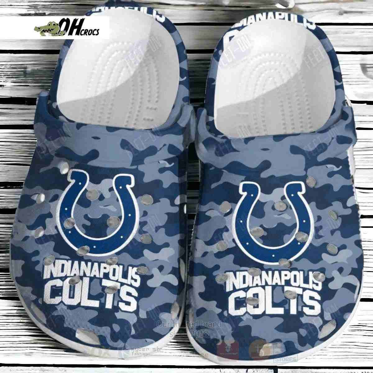 Indianapolis Colts Nfl Crocs Clog Shoes Gift