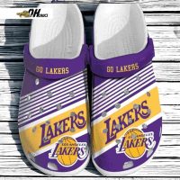 Los Angeles Lakers Team Nba Adults Crocs Clog Shoes Gift