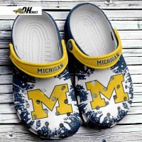 Michigan Wolverines Ncaa Crocs Clog Shoes Gift