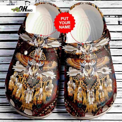 Native American Crocs Clog Shoes Gift