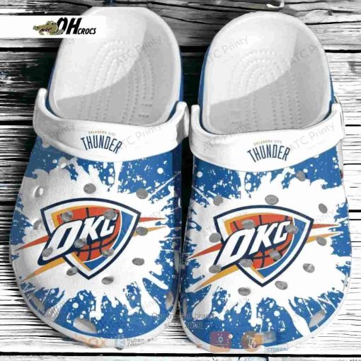 Oklahoma City Thunder Nba Crocs Clog Shoes Gift
