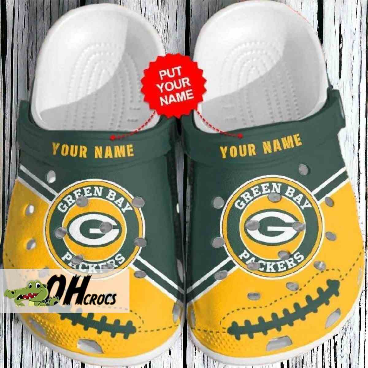 Packers Game Day Crocs Shoes Gift