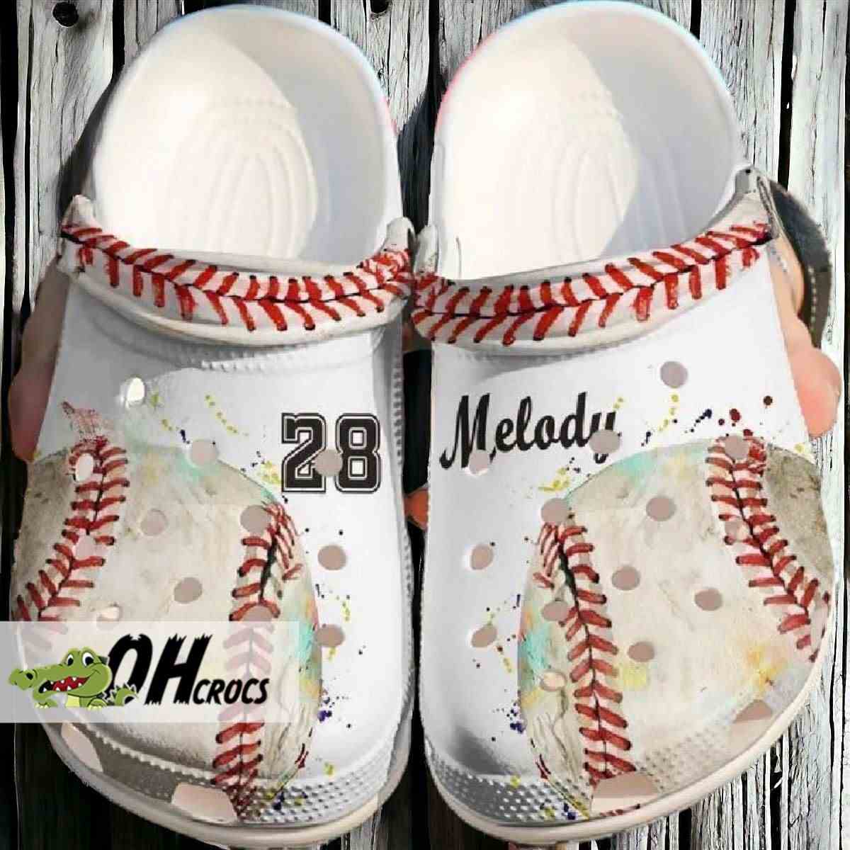 Personalized All Of Classic Baseball Crocs Shoes Gift
