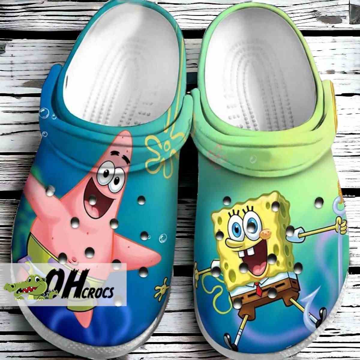 Spongebob And Patrick Crocs Gift