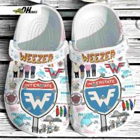 Weezer Music Crocs Clogs Shoes Comfortable Gift
