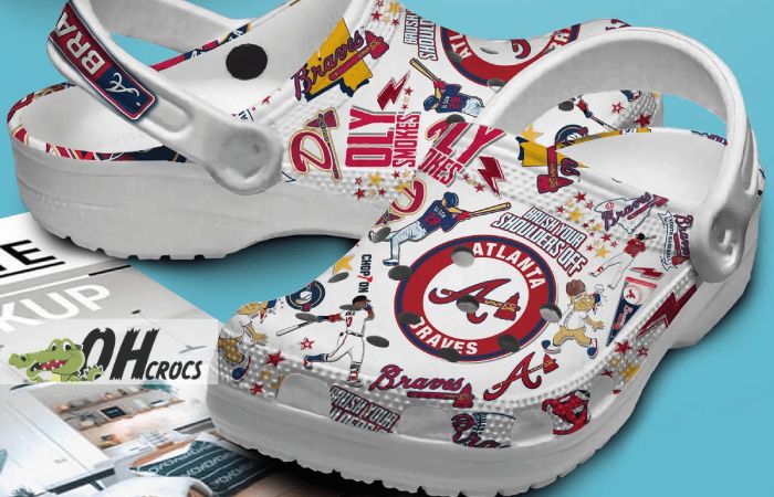 Premium Atlanta Braves Crocs