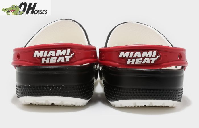 Custom strap of Miami Heat Crocs