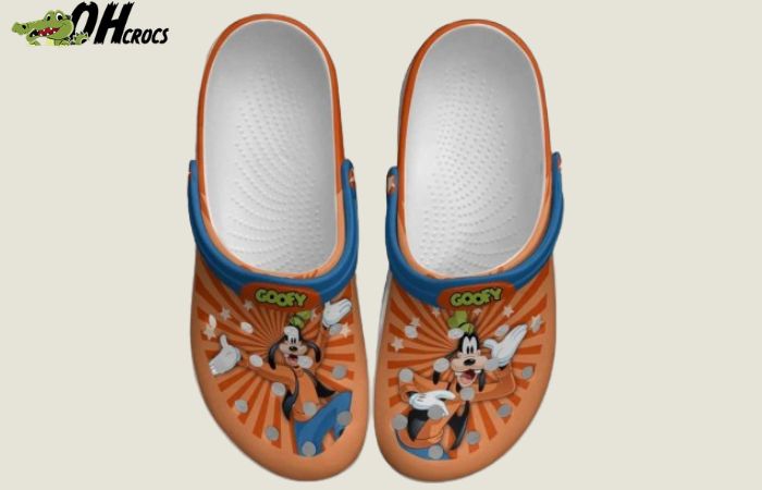 Bright Goofy Crocs for playful style