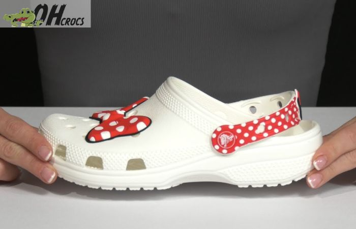 Polka dots bow Minnie Mouse Crocs